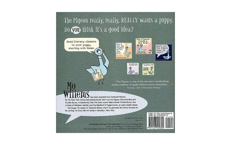 The Pigeon Wants a Puppy! by Mo Willems