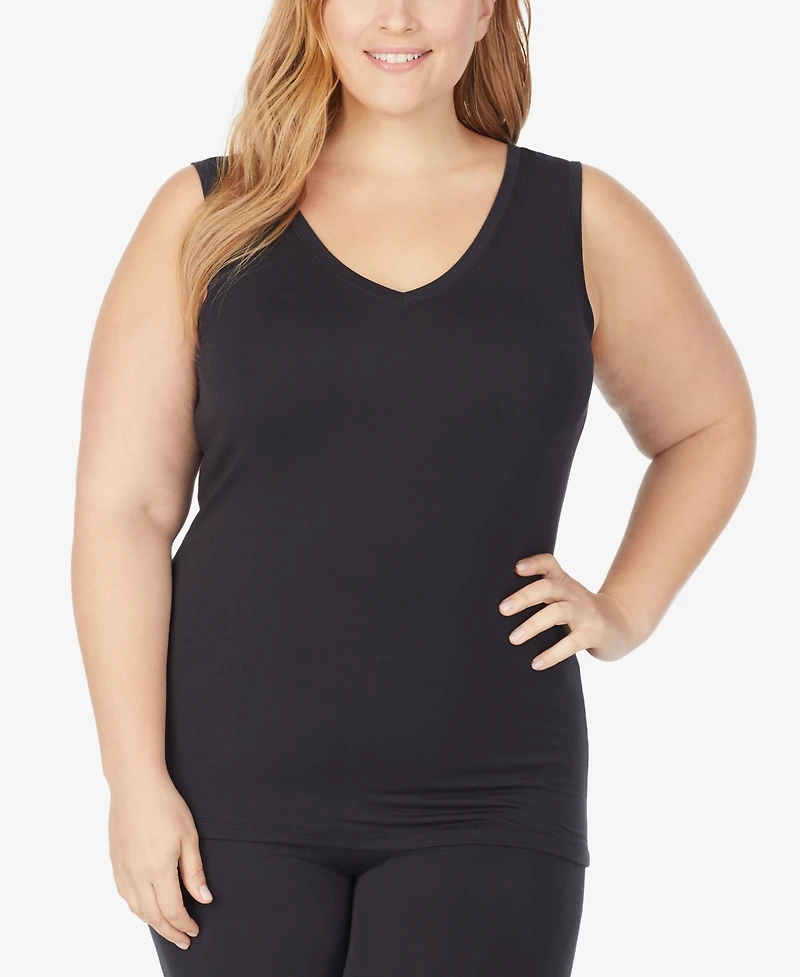 Cuddl Duds Plus Softwear with Stretch Reversible Tank Top