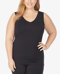 Cuddl Duds Plus Softwear with Stretch Reversible Tank Top