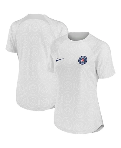 Women's Nike Gray Paris Saint-Germain 2022/23 Pre-Match Home Performance Top