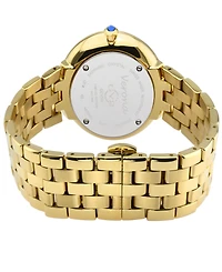 Gevril Women's Verona Swiss Quartz Gold-Tone Stainless Steel Bracelet Watch 37mm