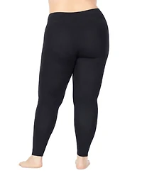 Cuddl Duds Plus Softwear with Stretch High-Waist Leggings