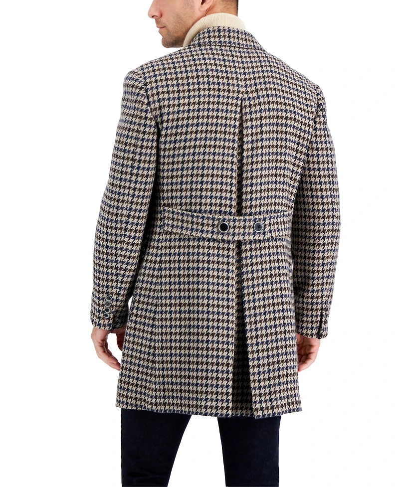Tallia Men's Wool Slim-Fit Double-Breasted Overcoat