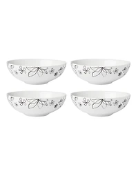 kate spade new york Garden Doodle 4 Piece Soup and Cereal Bowl Set