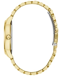 Bulova Men's Classic Diamond Accent Gold-Tone Stainless Steel Bracelet Watch 41mm