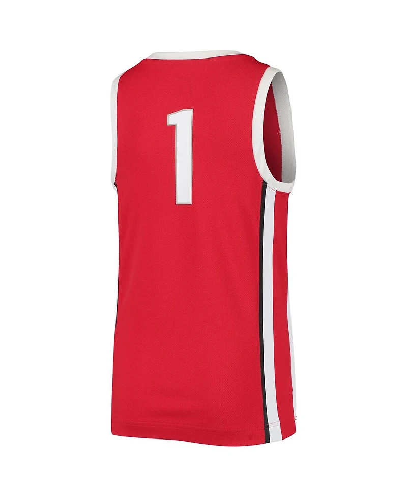 Nike Youth Boys and Girls #1 Ohio State Buckeyes Throwback Team Replica Basketball Jersey
