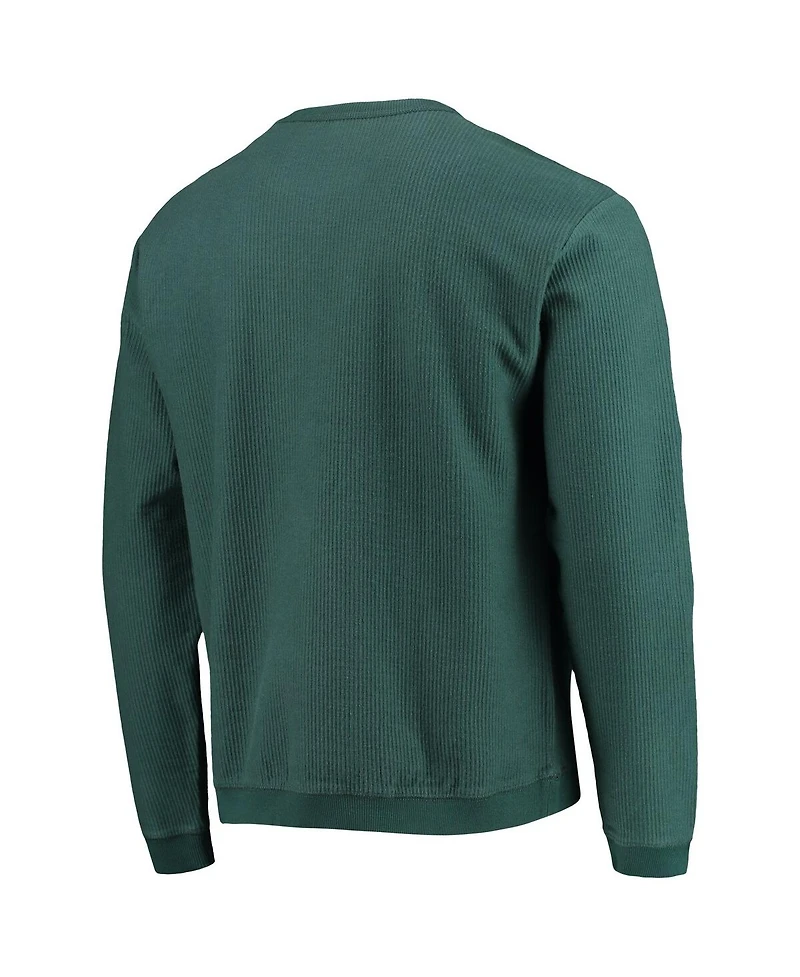 Men's League Collegiate Wear Green Michigan State Spartans Timber Pullover Sweatshirt