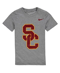 Preschool Boys and Girls Nike Charcoal Usc Trojans Logo T-shirt