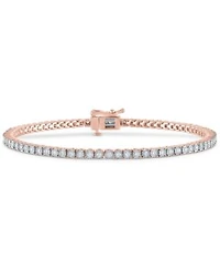 Diamond Tennis Bracelet 1 2 Ct. T.W. 1 Ct. T.W. In Sterling Silver 14k Gold Plated Sterling Silver Or 14k Rose Gold Plated Sterling Silver