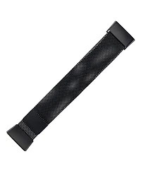 WITHit Black Stainless Steel Mesh Band designed for Fitbit Charge 3 & 4