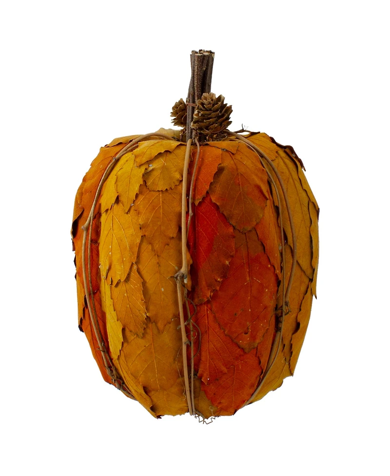 Fall Harvest Tabletop Pumpkin, 9.75"