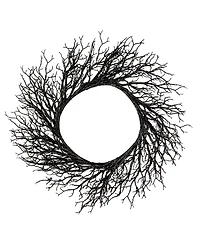 Twig Artificial Halloween Wreath Unlit, 24"