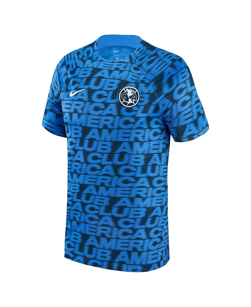 Men's Nike Navy Club America 2022/23 Away Pre-Match Top