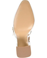 Journee Collection Women's Isadorah Double Strap Heels