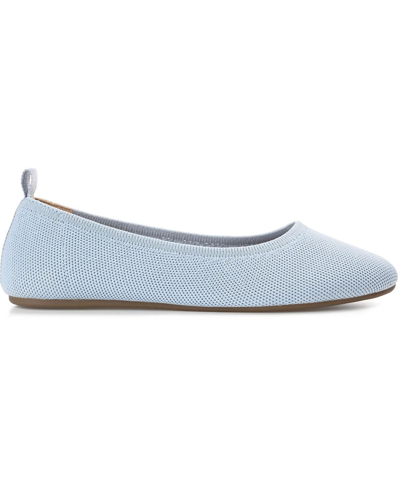 Journee Collection Women's Jersie Knit Flats