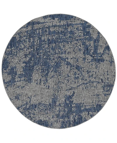 Kas Provo 5760 7'10" x 7'10" Round Outdoor Area Rug
