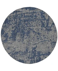 Kas Provo 5760 7'10" x 7'10" Round Outdoor Area Rug