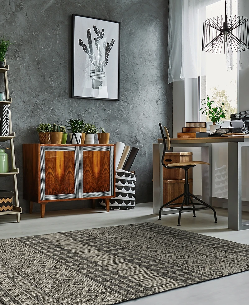 Kas Provo 7'10" x 7'10" Round Outdoor Area Rug