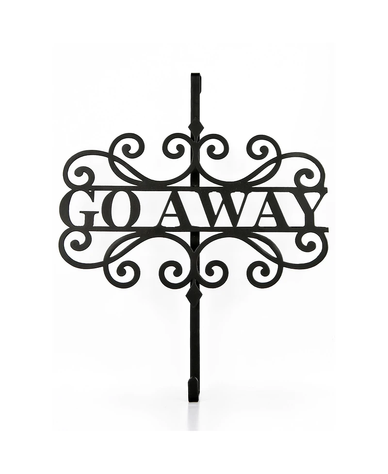 National Tree Company 17" Halloween "Go Away" Wreath Hanger