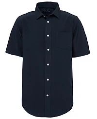 Nautica Big Boys Husky Short Sleeve Performance Woven Shirt