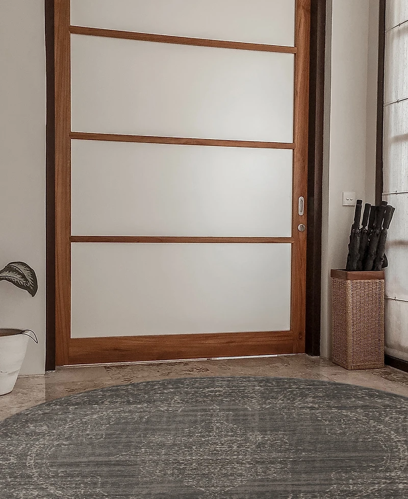 Closeout! Km Home Cantu 3563 5'3" x Round Area Rug