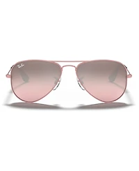 Ray-Ban Jr. Kids Sunglasses, RJ9506S Aviator (ages 4-6) - Pink