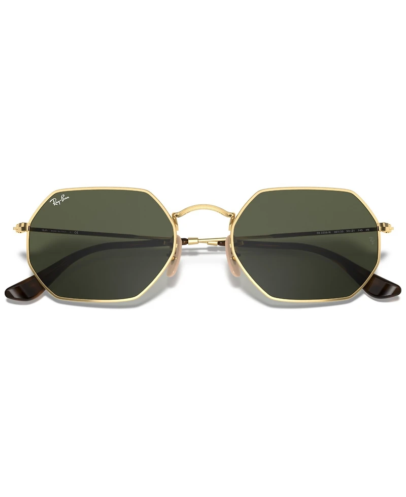 Ray-Ban Sunglasses, RB3556N Octagonal Flat Lenses