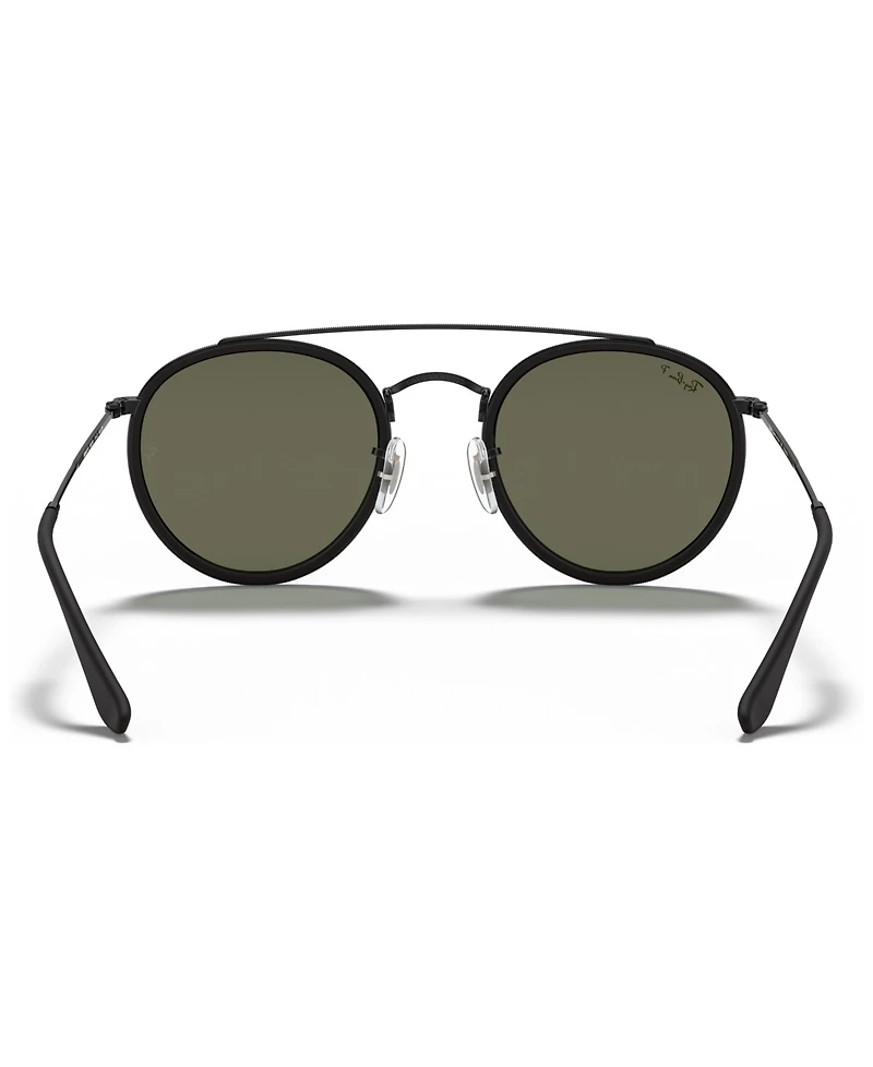 Ray-Ban Polarized Sunglasses , RB3647N Round Double Bridge