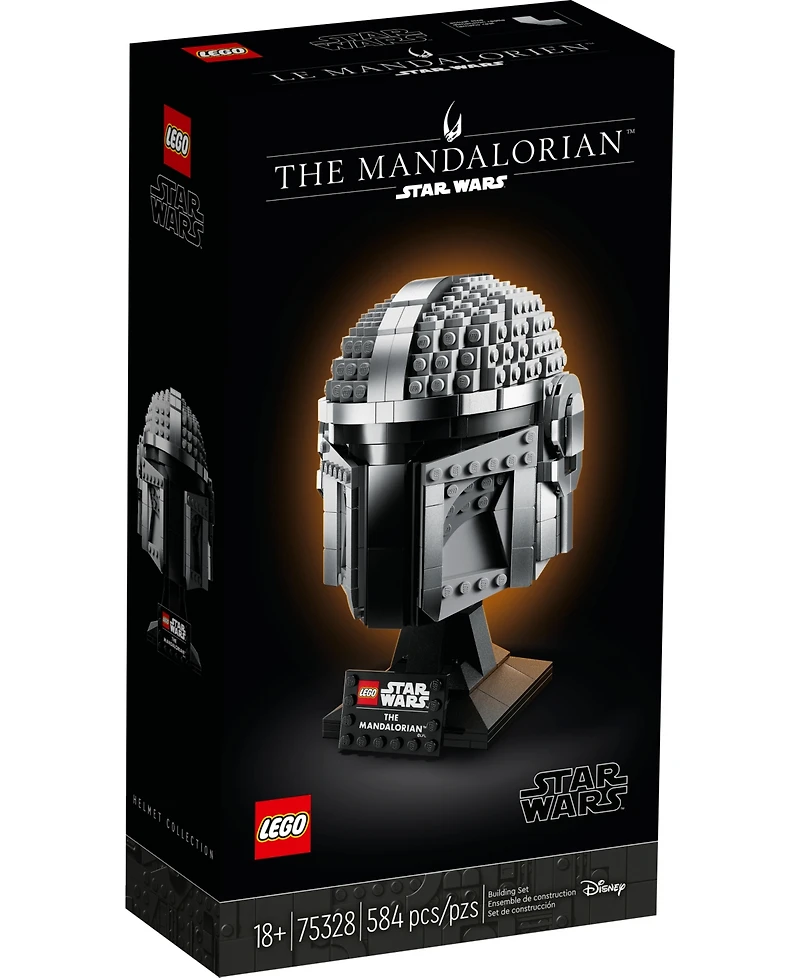 Lego Star Wars 75328 The Mandalorian Adult Toy Helmet Building Set