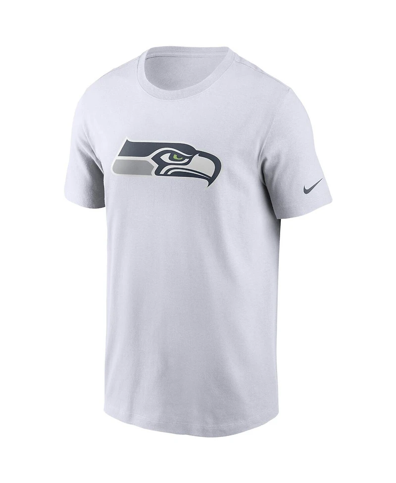 Men's Nike White Seattle Seahawks Primary Logo T-shirt