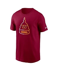 Men's Nike Burgundy Washington Commanders Essential Local Phrase T-shirt