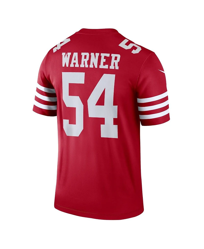 Men's Nike Fred Warner Scarlet San Francisco 49ers Legend Jersey