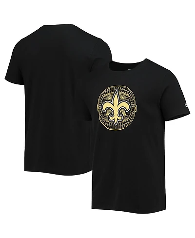 Men's New Era Black New Orleans Saints Stadium T-shirt