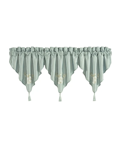 Royal Court Spring Garden Ascot Window Valance, 40" x 21"