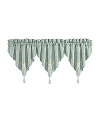 Royal Court Spring Garden Ascot Window Valance, 40" x 21"
