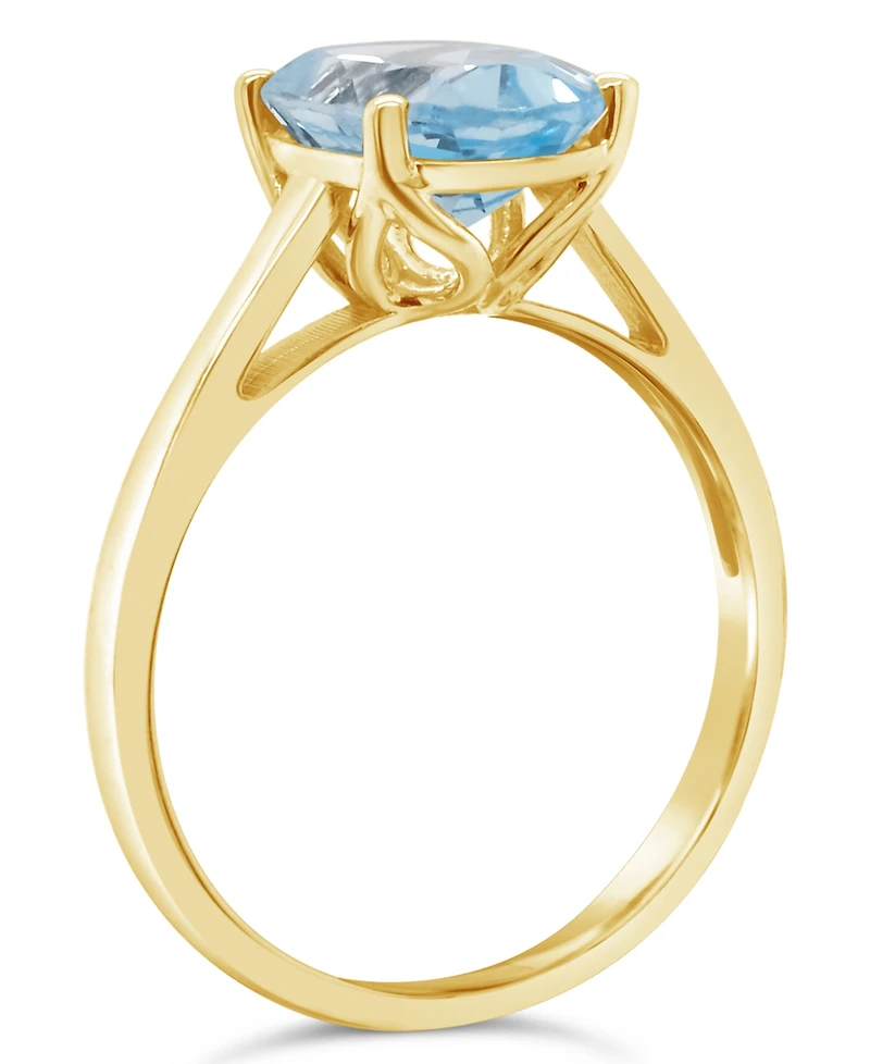 Macy's Topaz (3-5/8 ct. t.w.) Ring 14K Yellow Gold