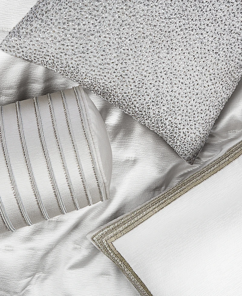 Last Act! Hotel Collection Glint Bolster Decorative Pillow, 8" x 20", Exclusively at Macy's