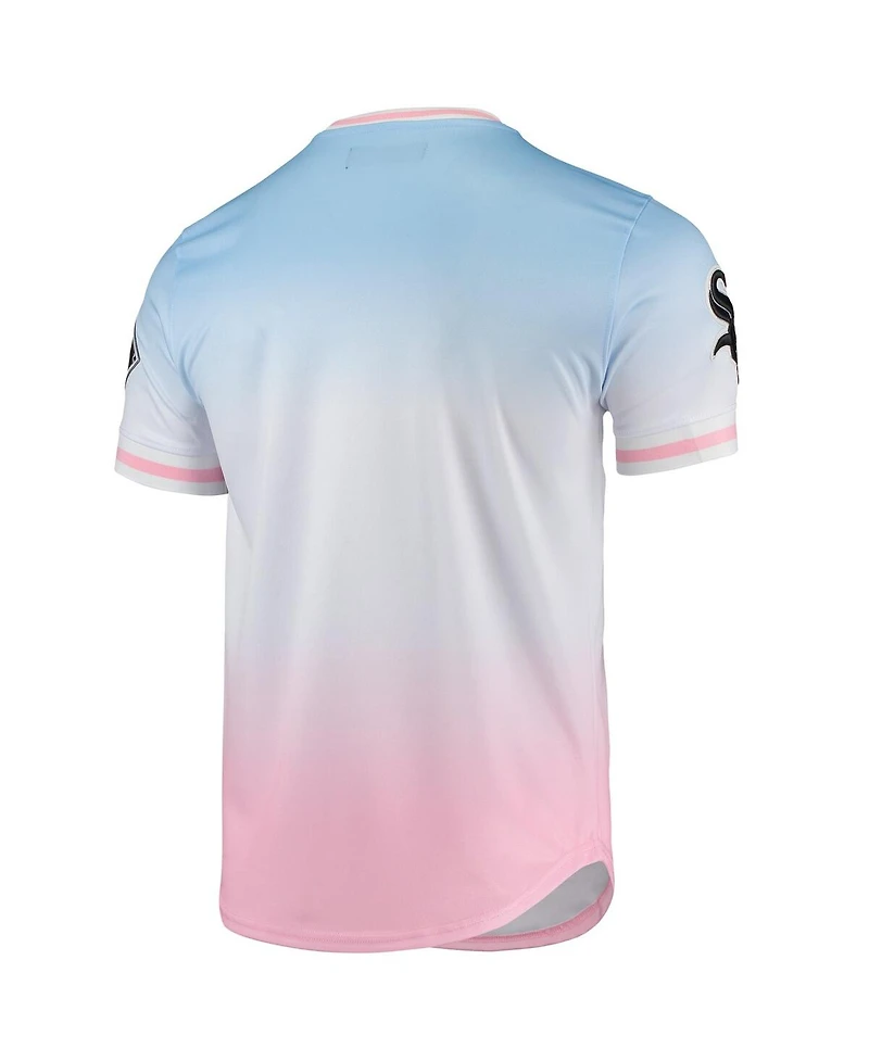 Men's Pro Standard Blue, Pink Chicago White Sox Ombre T-shirt