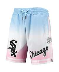 Men's Pro Standard Blue, Pink Chicago White Sox Team Logo Ombre Shorts