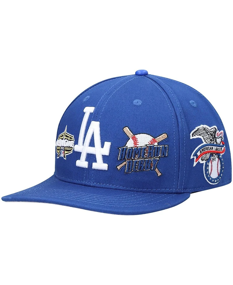 Men's Pro Standard Royal Los Angeles Dodgers All-Star Multi Hit Wool Snapback Hat