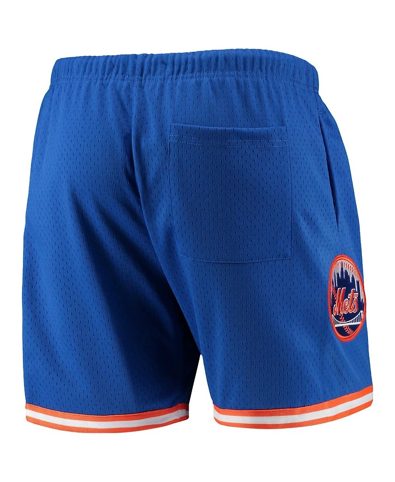Men's Pro Standard Royal New York Mets 1986 World Series Mesh Shorts