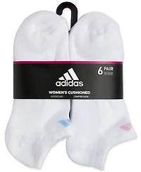 Adidas Women's 6-Pk. Athletic Cushioned No-Show Socks