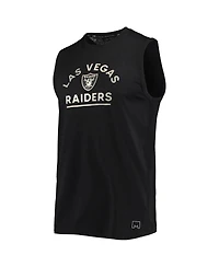 Men's Msx by Michael Strahan Black Las Vegas Raiders Rebound Tank Top