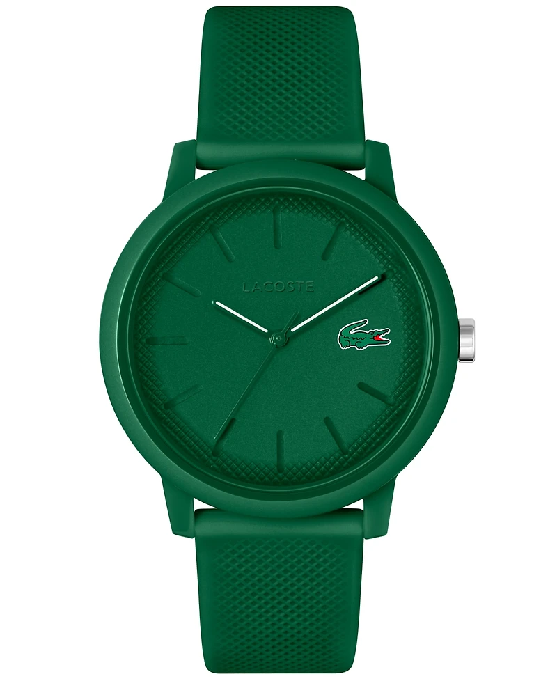 Lacoste Men's L.12.12 Silicone Strap Watch 42mm