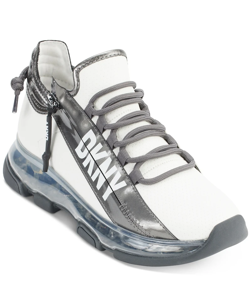Dkny Women's Tokyo Lace-Up Zip Sneakers