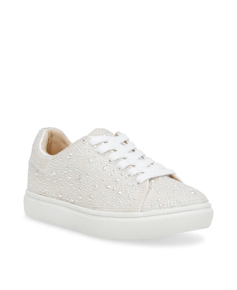 Betsey Johnson Little and Big Girls Sidny Rhinestone Sneakers