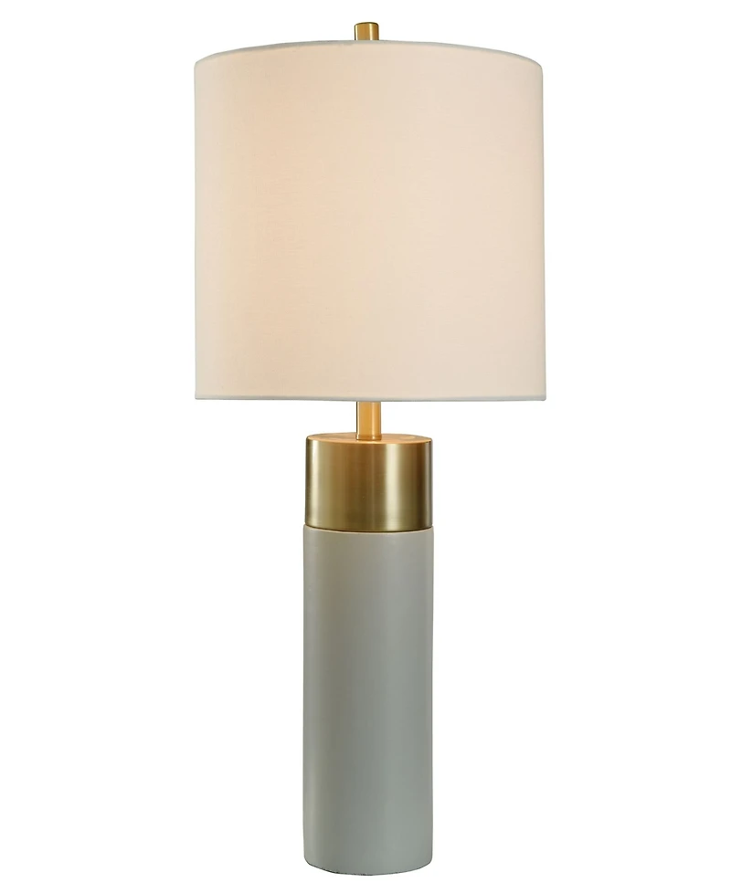 StyleCraft Concrete and Metal Table Lamp