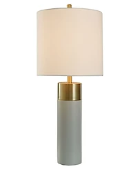 StyleCraft Concrete and Metal Table Lamp