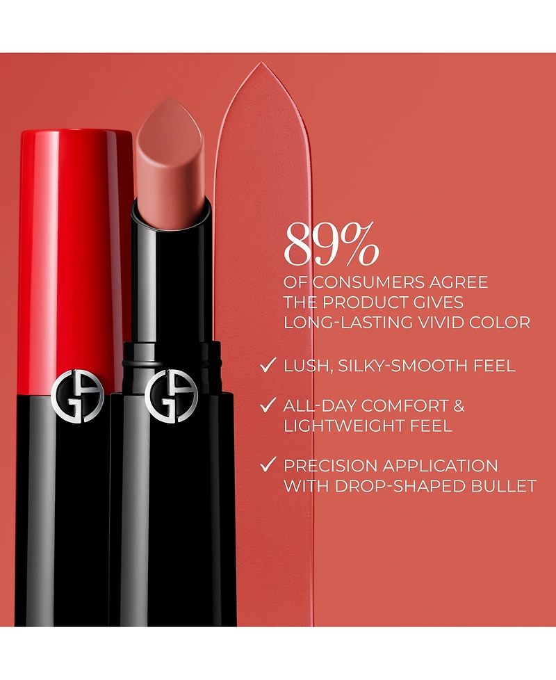 Armani Beauty Lip Power Long-Lasting Satin Lipstick