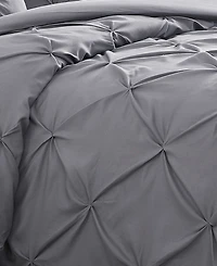 Southshore Fine Linens Pintuck 3 Piece Duvet Cover Set, Full/Queen